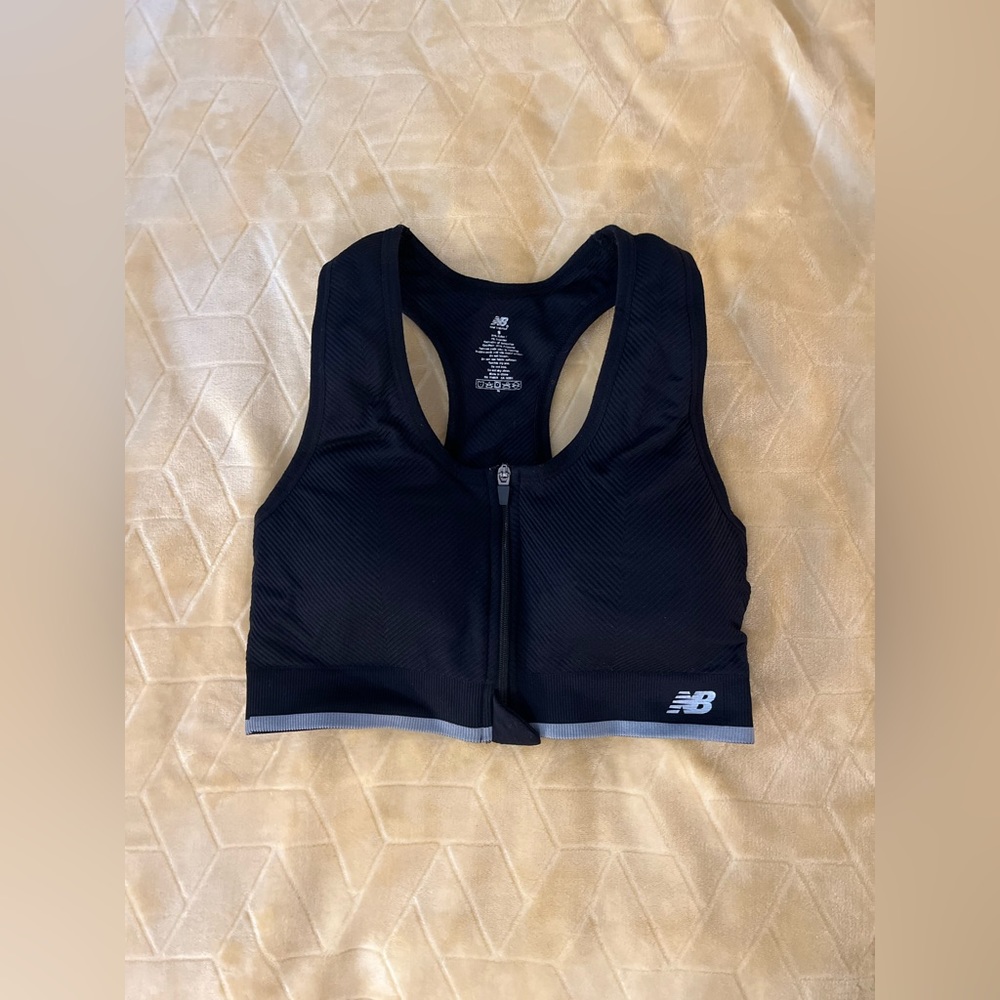 New Balance Zipper Sports Bra